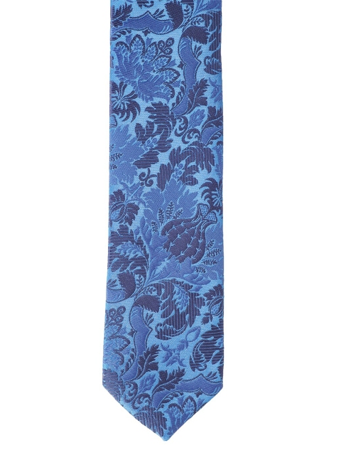 

Allen Solly Men Blue Printed Skinny Tie