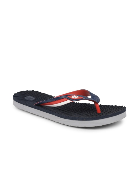 

Liberty Men Blue & Red Printed Slip-On