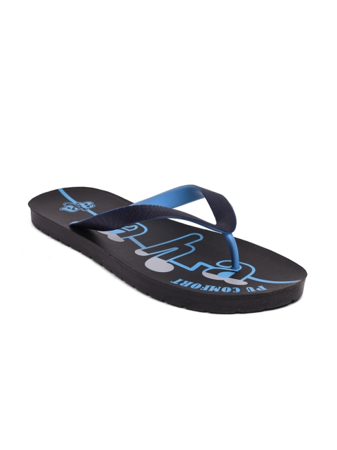 

Liberty Men Blue & Black Printed Slip-On