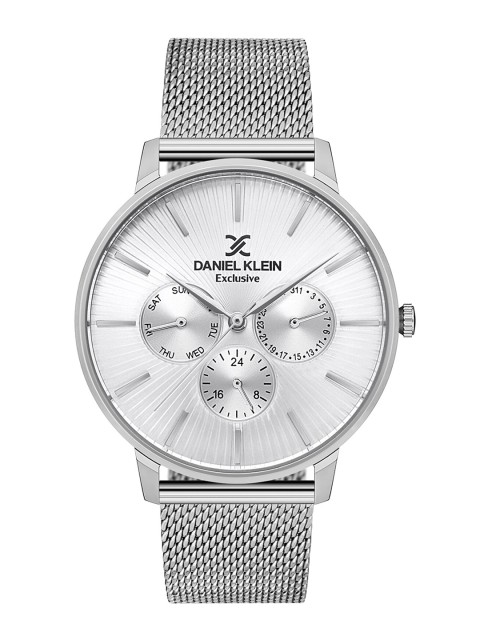 

Daniel Klein Women Silver-Toned Dial & Silver Toned Bracelet Style Straps Analogue Watch DK 1 13033-1