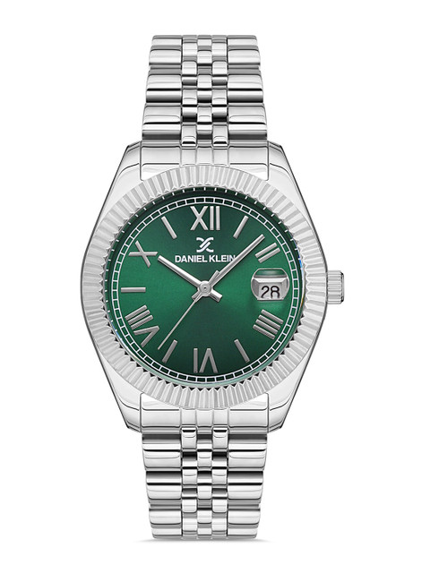 

Daniel Klein Women Silver-Toned Dial & Silver Toned Stainless Steel Bracelet Style Straps Analogue Watch