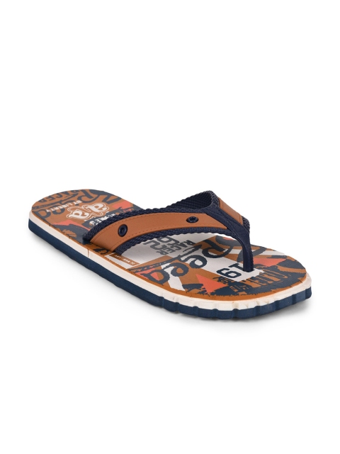 

Liberty Men Brown & Black Printed Thong Flip-Flops