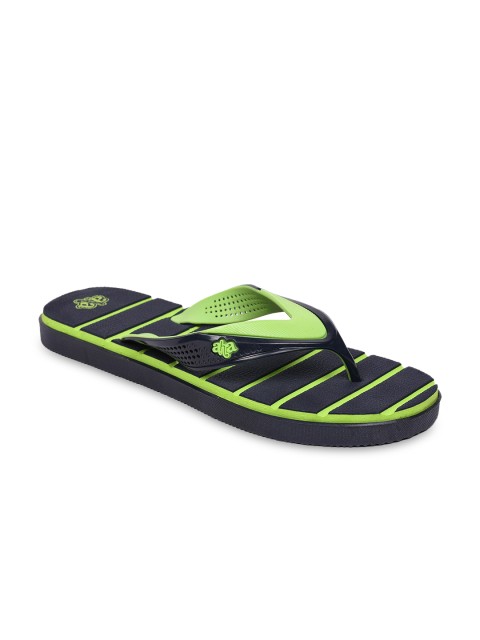 

Liberty Men Blue & Green Striped Thong Flip-Flops
