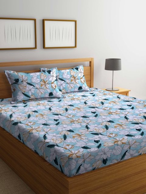 

BOMBAY DYEING Unisex Yellow Bedsheets