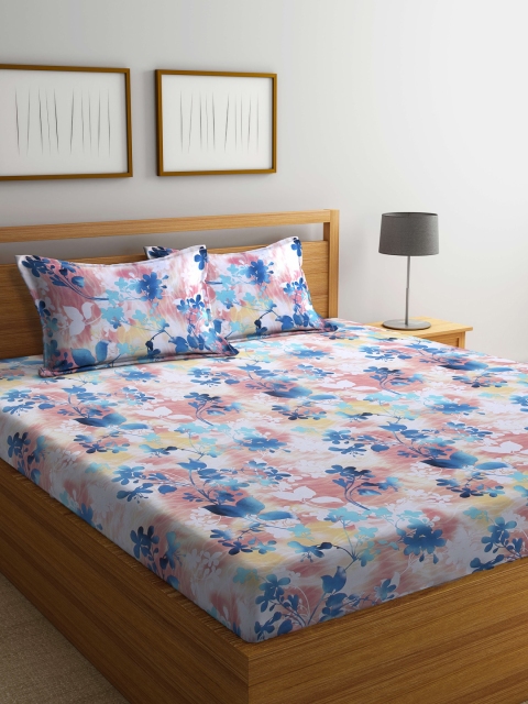 

BOMBAY DYEING Unisex Blue Bedsheets