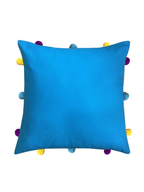

Lushomes Blue & Yellow Square Cushion Covers