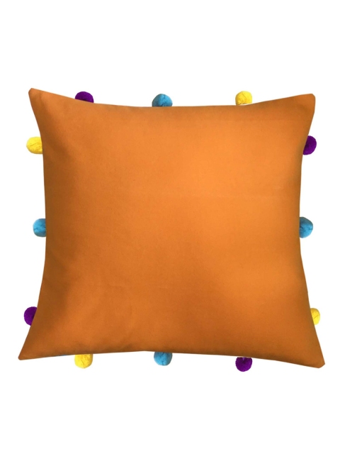 

Lushomes Orange & Blue Square Cushion Covers