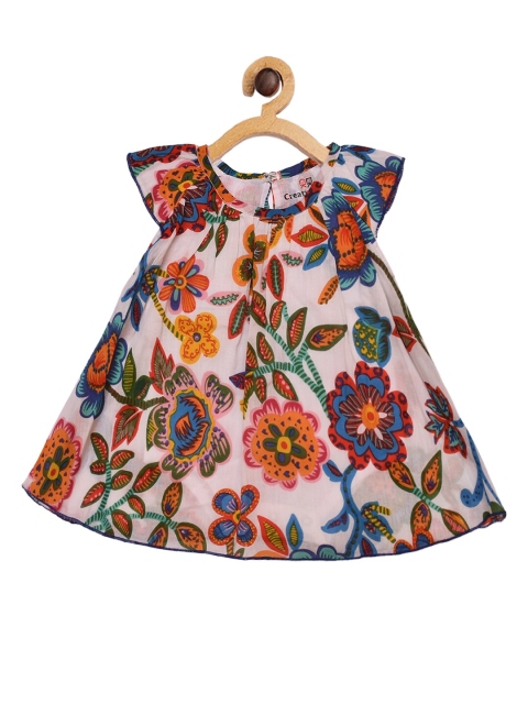 

Creative Kids Multicoloured Floral A-Line Dress, Multi