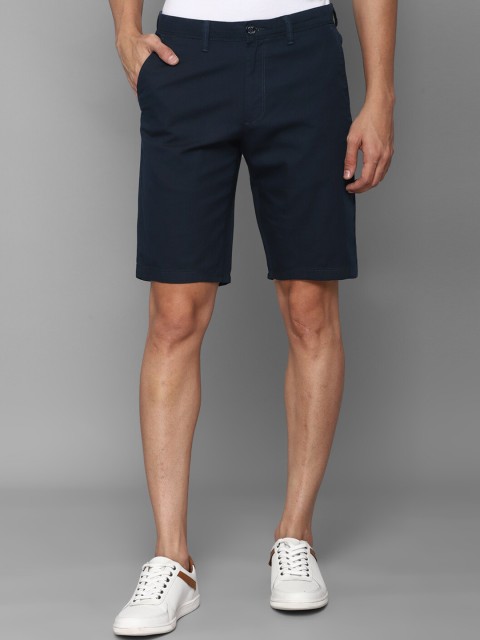 

Allen Solly Men Navy Blue Slim Fit Shorts