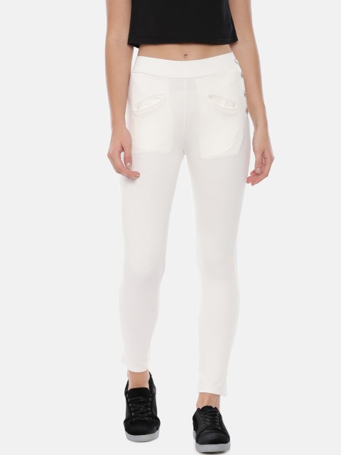 

GOLDSTROMS Women White Trousers