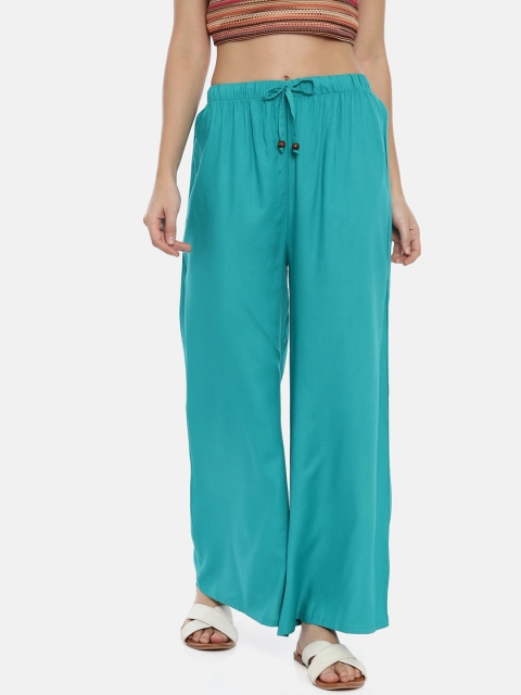 

GOLDSTROMS Women Sea Green Trousers