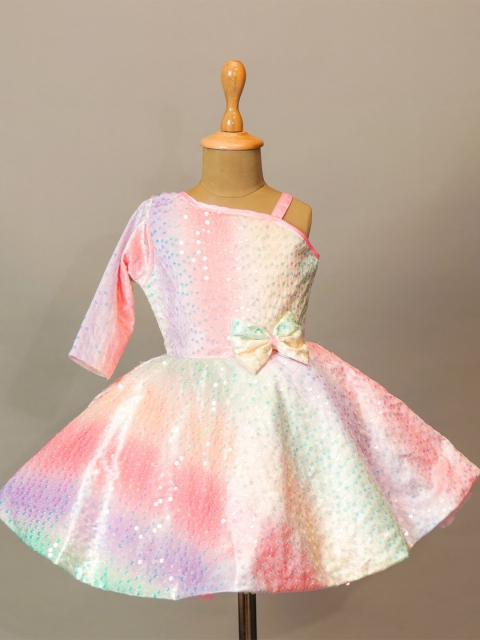 

Mumkins Multicoloured & petal pink Midi Dress, Multi