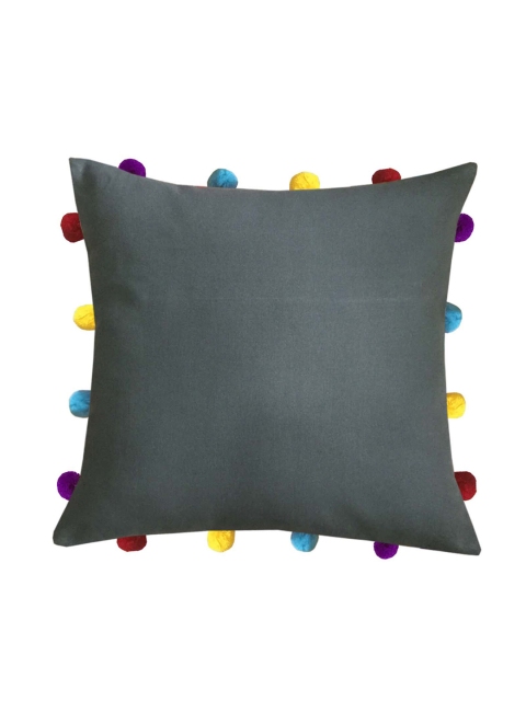 

Lushomes Grey & Yellow Square Cushion Covers