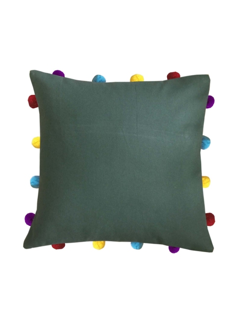 

Lushomes Green & Yellow Square Cushion Covers