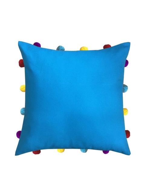 

Lushomes Blue & Yellow Square Cushion Covers