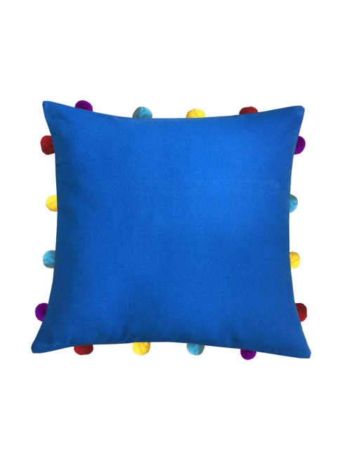 

Lushomes Blue & Yellow Square Cushion Covers
