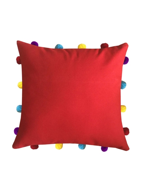 

Lushomes Red & Yellow Square Cushion Covers