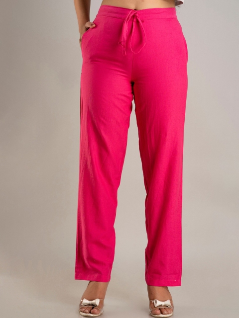 

DORIYA Women Pink Palazzos