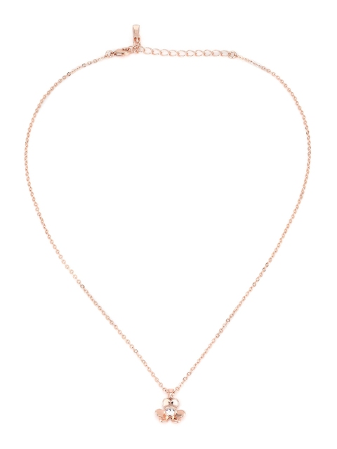 

Ted Baker Gold-Plated Gold Stone Studded Heart Blossom Pendant