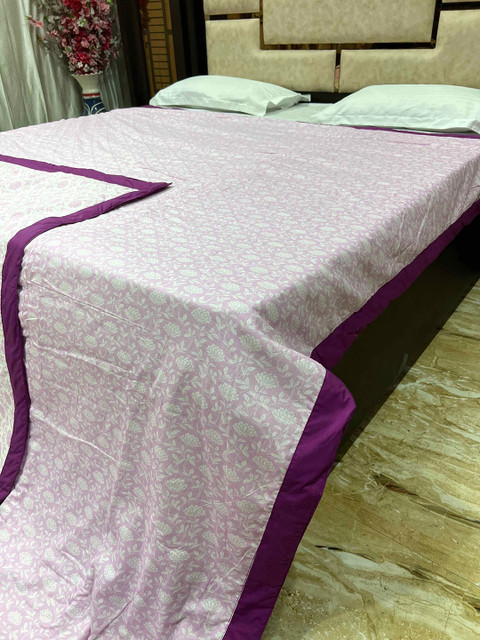 

Pure Decor Unisex Purple Blankets Quilts and Dohars
