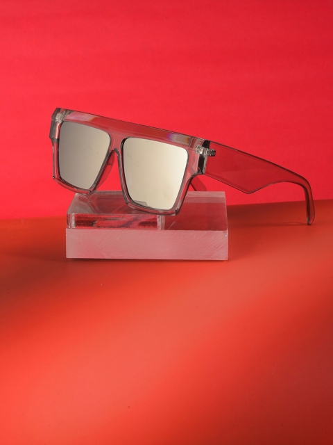 

HAUTE SAUCE by Campus Sutra Women Black Lens & White Butterfly Sunglasses with Polarised Lens