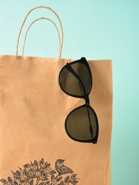 

HAUTE SAUCE by Campus Sutra Women Black Lens & Black Butterfly Sunglasses with UV Protected Lens