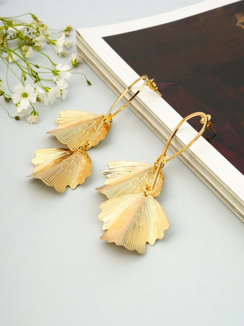 

Emmie Gold-Toned Contemporary Drop Earrings
