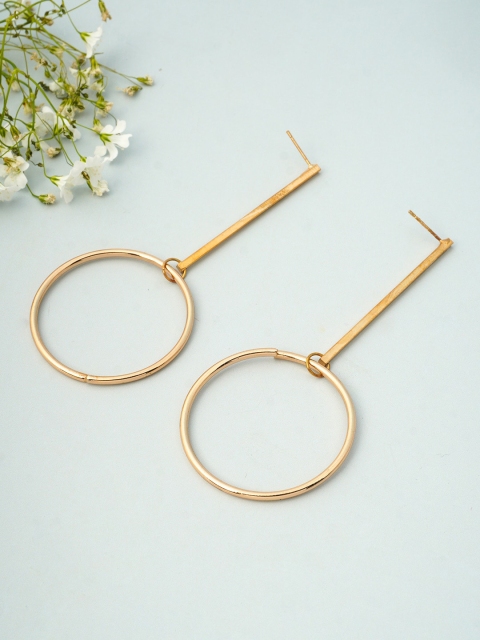 

Emmie Gold-Toned Contemporary Drop Earrings