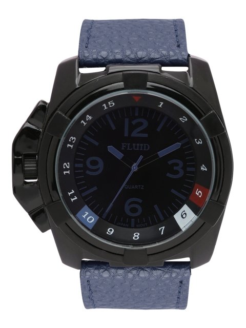

FLUID Men Black Analogue Watch FL-152-BK-BL