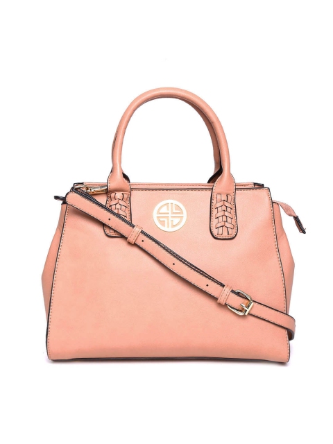 

Carlton London Dusty Pink Solid Handheld Bag