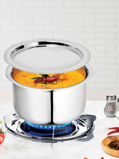 

SignoraWare Silver-Toned Stainless Steel Artista Tri-Ply Tope 1 Litre