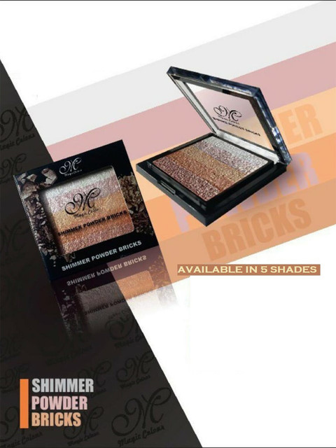 

Magic Colour Makeup Shimmer Powder Bricks Highlighter - Nude Nuisance