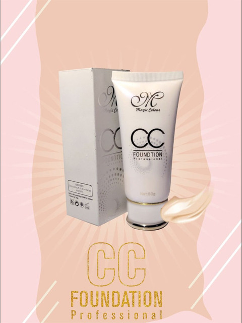 

Magic Colour Crystal Flawless Professional Waterproof CC Foundation 60 g - Ivory 1, Off white