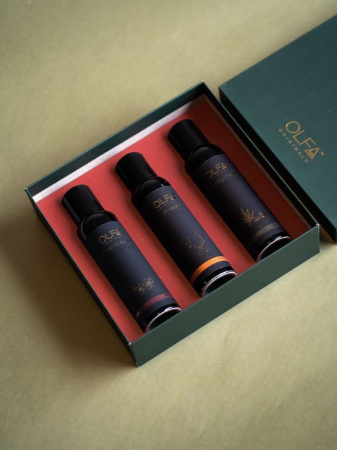 

Olfa Originals Set of 3 Verve Scented Bundle II Body Parfum - 150 ml Each, Green