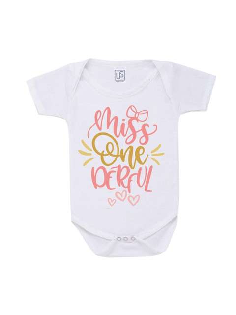 

URBAN STASH Kids White Printed Pure Cotton Rompers