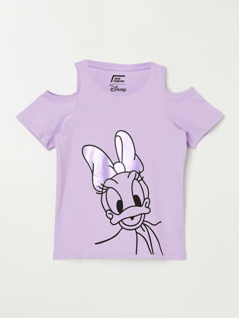 

Fame Forever by Lifestyle Girls Purple Printed Top
