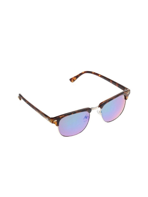 

MTV Unisex Grey Lens & Brown Browline Sunglasses with UV Protected Lens