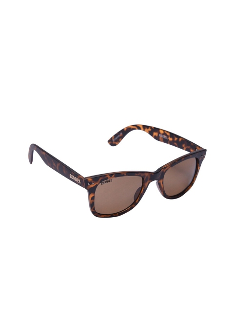 MTV Unisex Brown Lens & Brown Square Sunglasses with UV Protected Lens