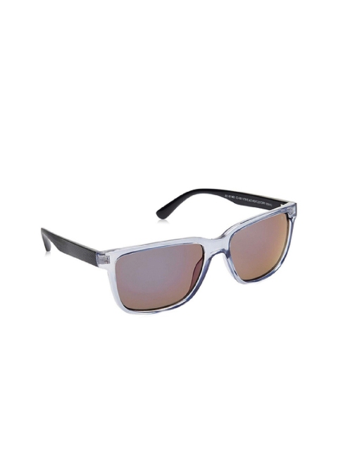 

MTV Unisex Grey Lens & Blue Rectangle Sunglasses with UV Protected Lens