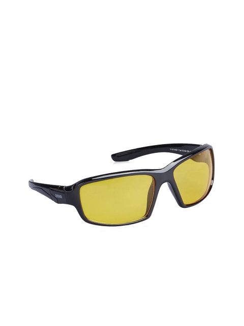 

MTV Unisex Yellow Lens & Black Sports Sunglasses with UV Protected Lens