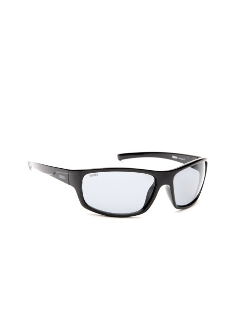 

MTV Unisex Grey Lens & Black Sports Sunglasses with UV Protected Lens