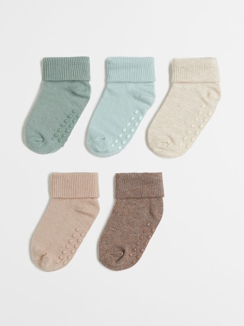 

H&M Boys 5-Pack Anti-slip Socks, Turquoise blue