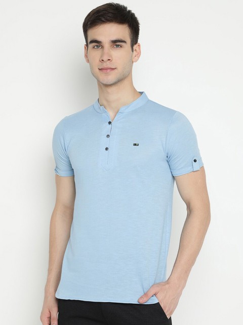 

V2 Value & Variety Men Blue Chikankari Kurta