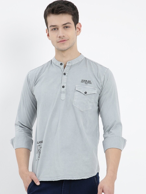 

V2 Value & Variety Men Grey Pathani Kurta