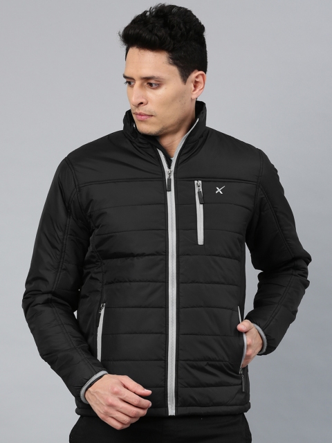 

HRX by Hrithik Roshan Men Black Solid Padded Jacket