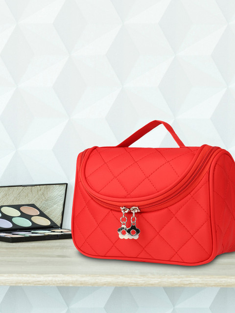 

NFI essentials Red Solid Cosmetics Pouch
