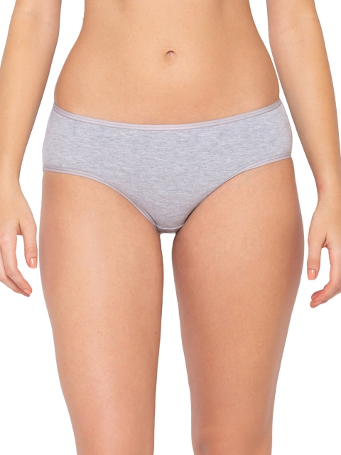 

Candyskin Women Grey Cotton Solid Brief CSSHP-01-GY