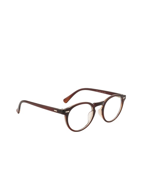 

Gold Berg Unisex Brown Oval Frames GB-2288_C4