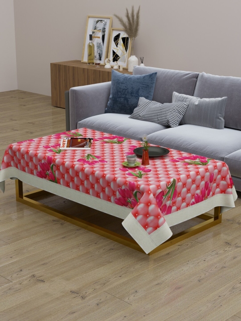 

Clasiko White & Red Printed 2 Seater Table Covers