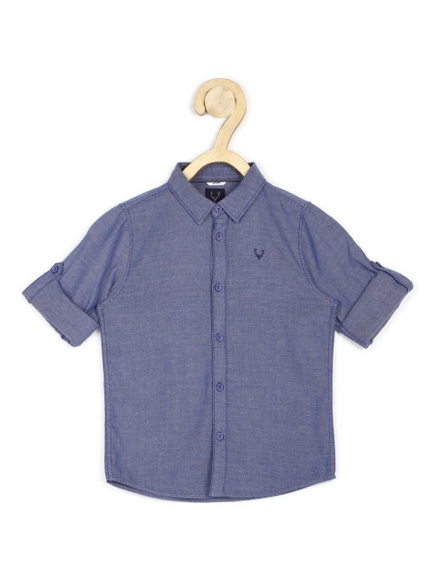 

Allen Solly Junior Boys Blue Slim Fit Casual Shirt